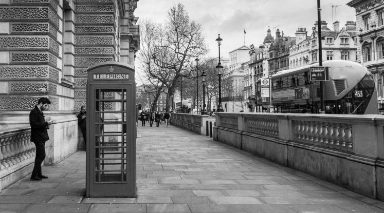 phone vs. mobile - London