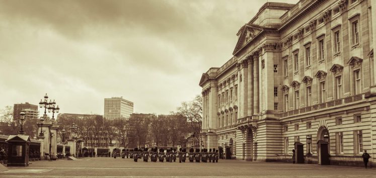 Parade am Buckingham Palace