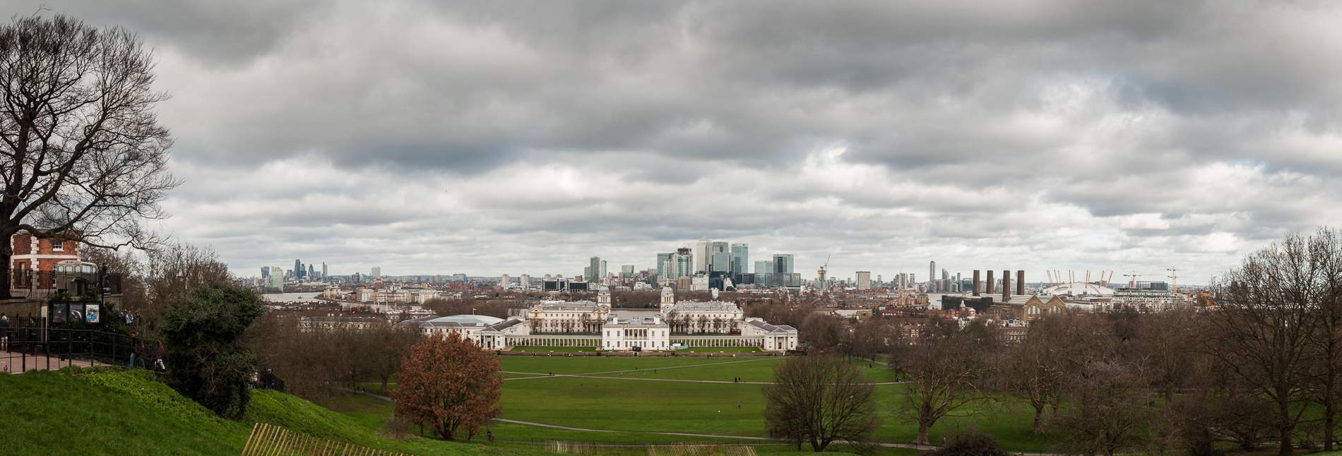 London Blick von Greenwich Park
